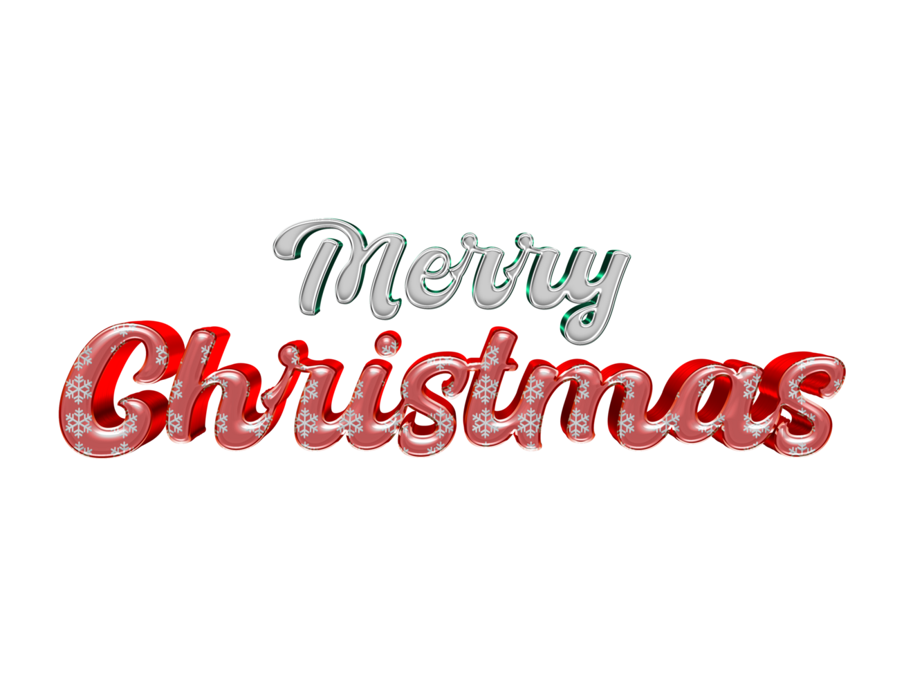 Merry Christmas Calligraphy Text png