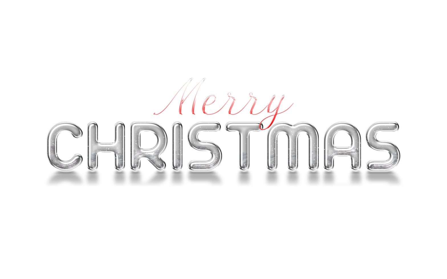 Merry Christmas Calligraphy Text png