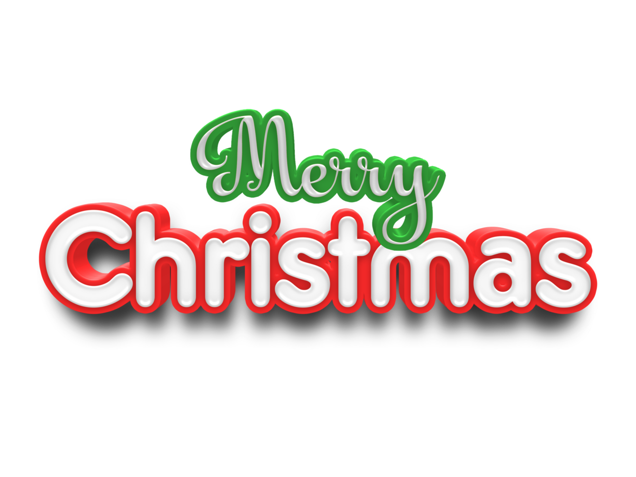 Merry Christmas Calligraphy Text png