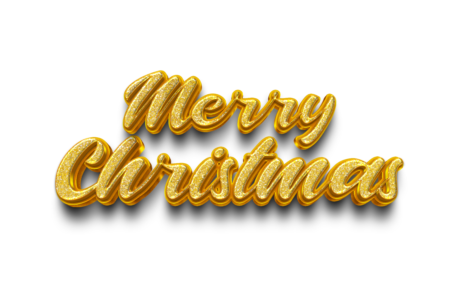 Merry Christmas Calligraphy Text png