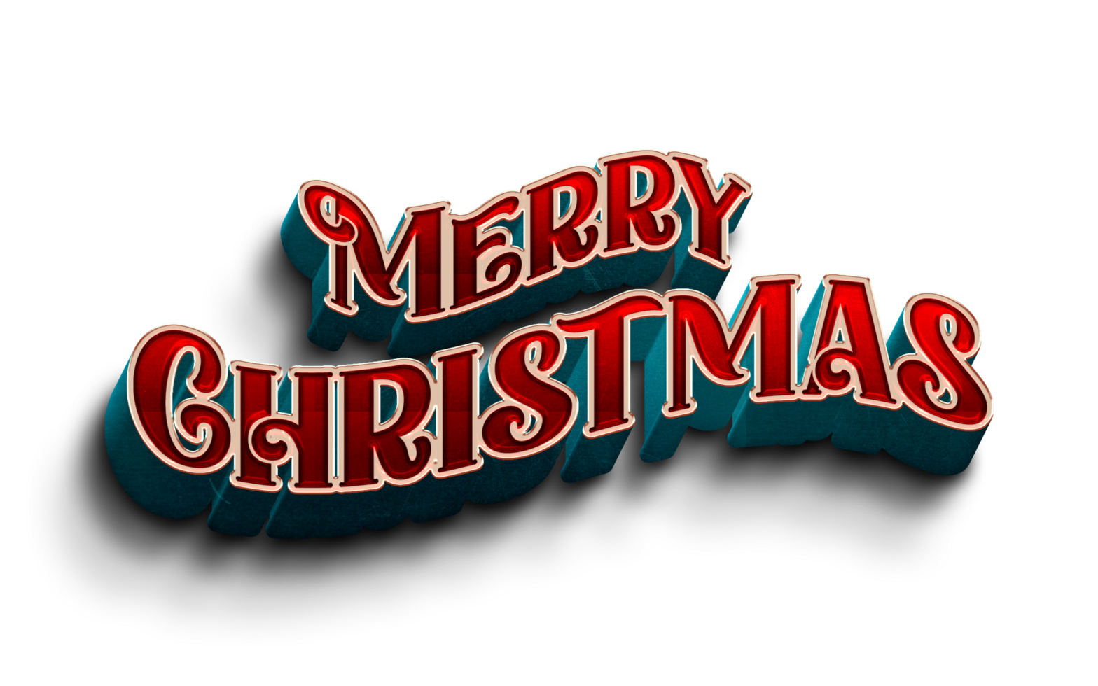 Merry Christmas Calligraphy Text png