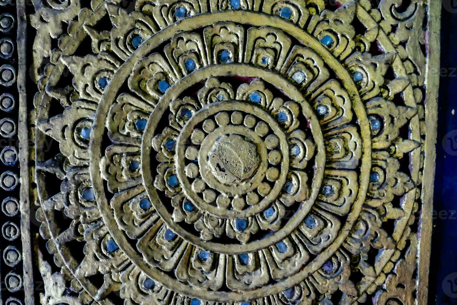 Buddhist temple detail photo