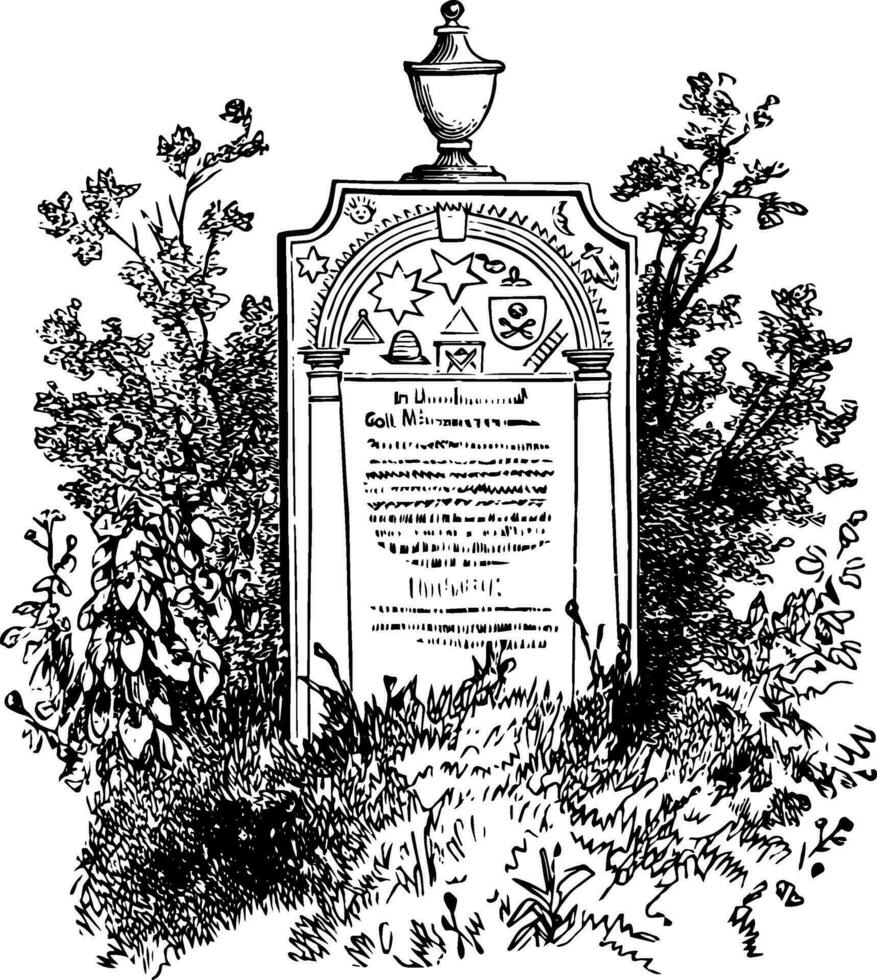 melanchton de herrero Monumento Clásico ilustración vector