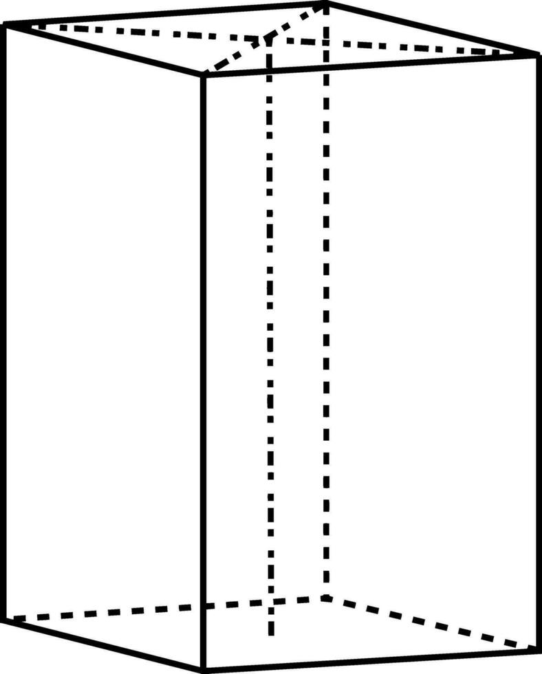 Prism and Basal Pinacoid vintage illustration. vector
