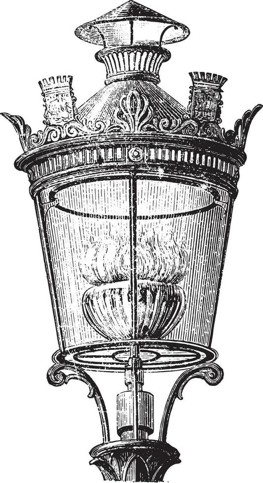 Magic lantern or Laterna Magica vintage engraving 35075619