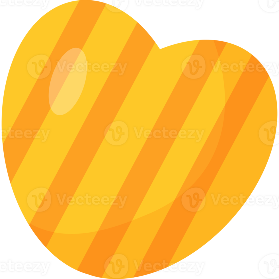 yellow heart candy png