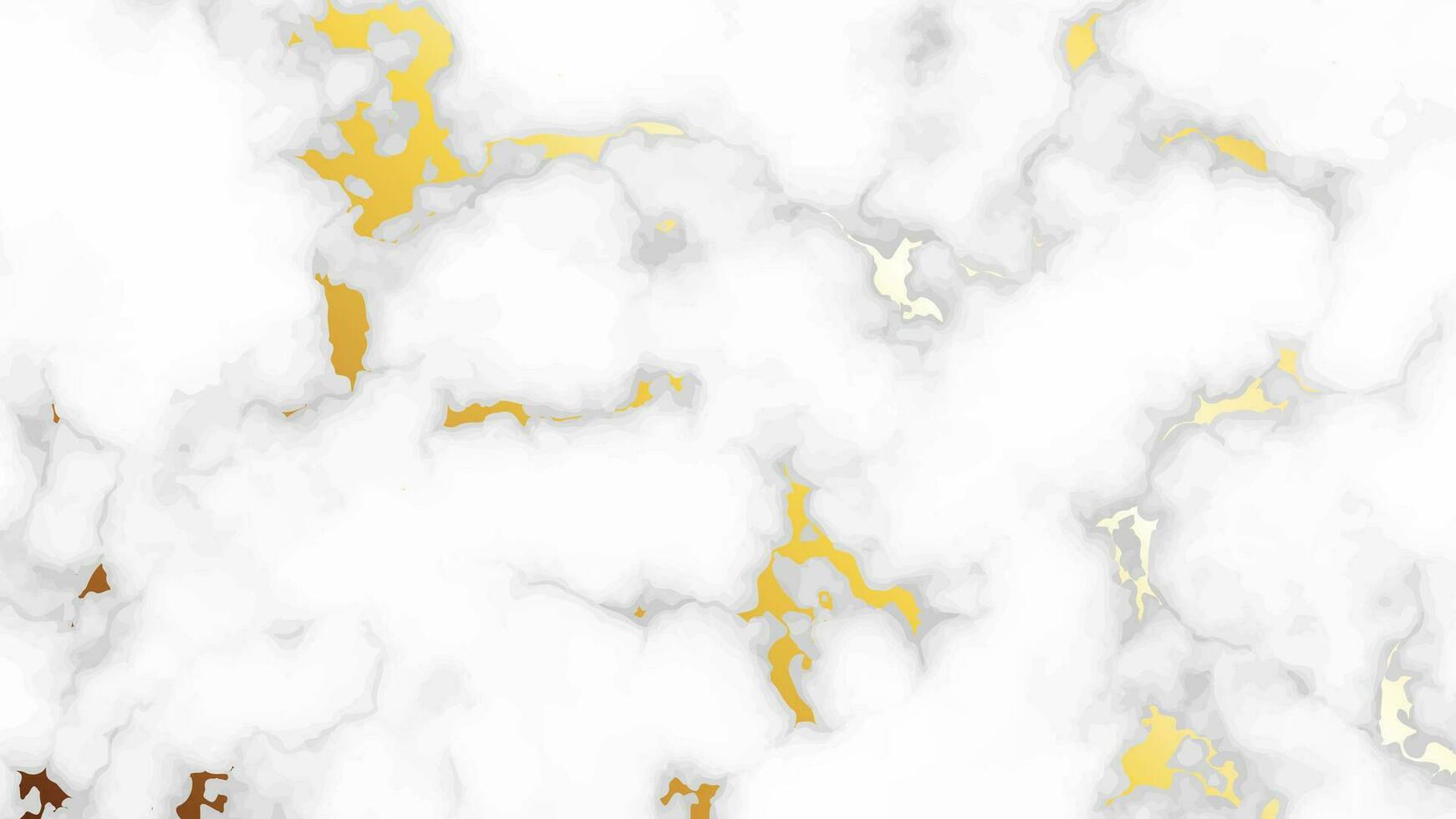 Gold marble texture background vector
