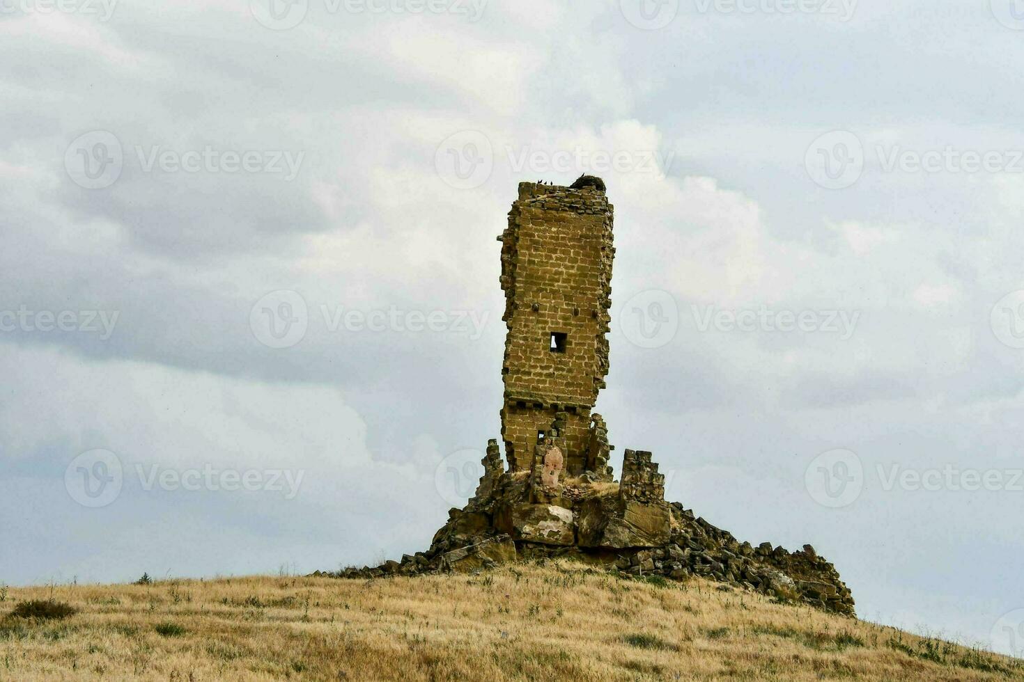 el restos de el antiguo castillo foto