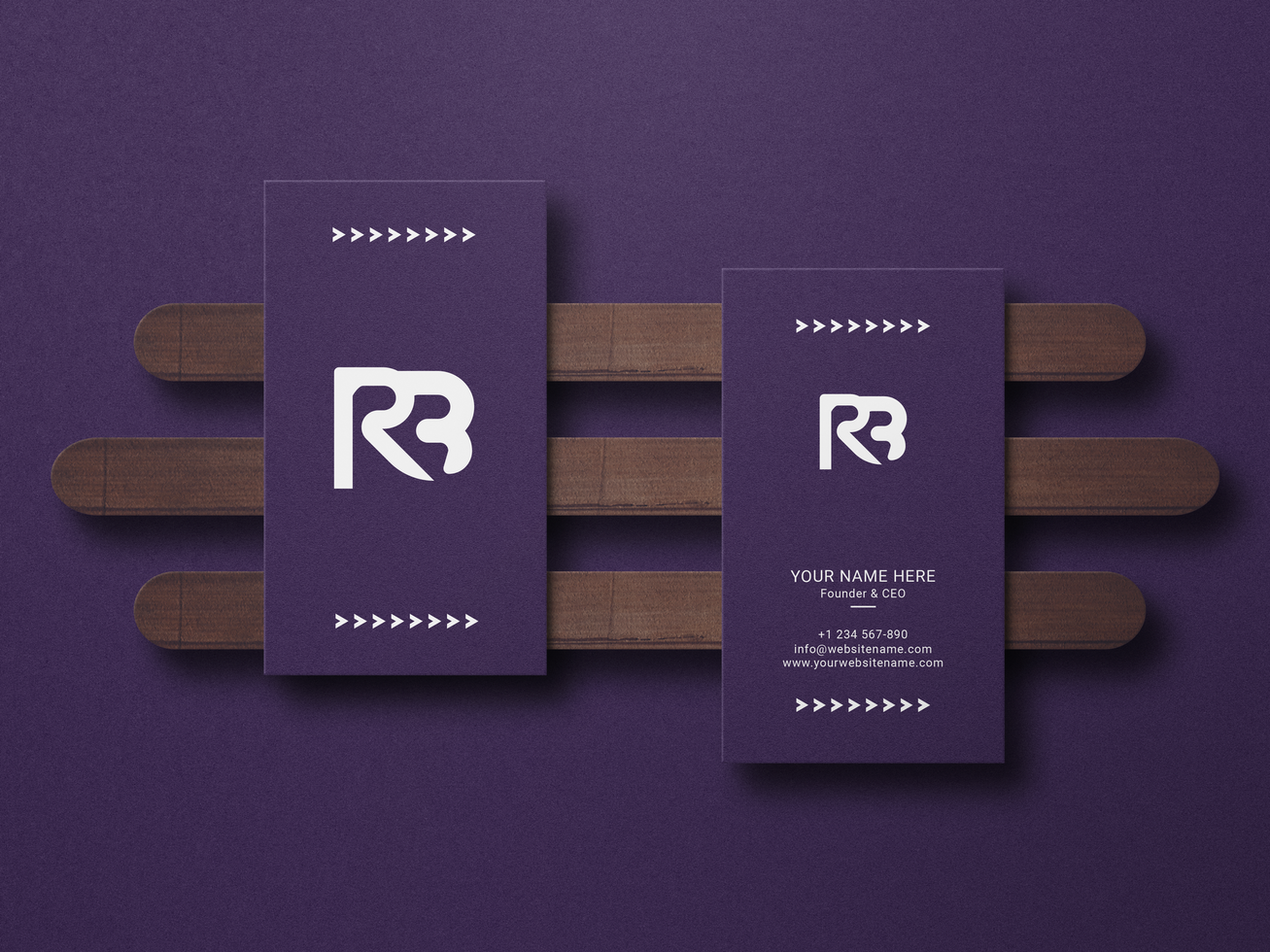 Minimalist Business Card Mockup psd