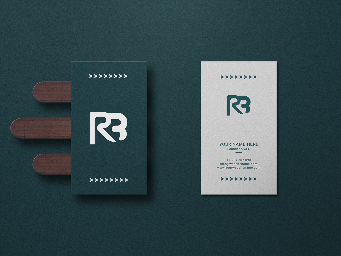 Minimalist Business Card Mockup psd
