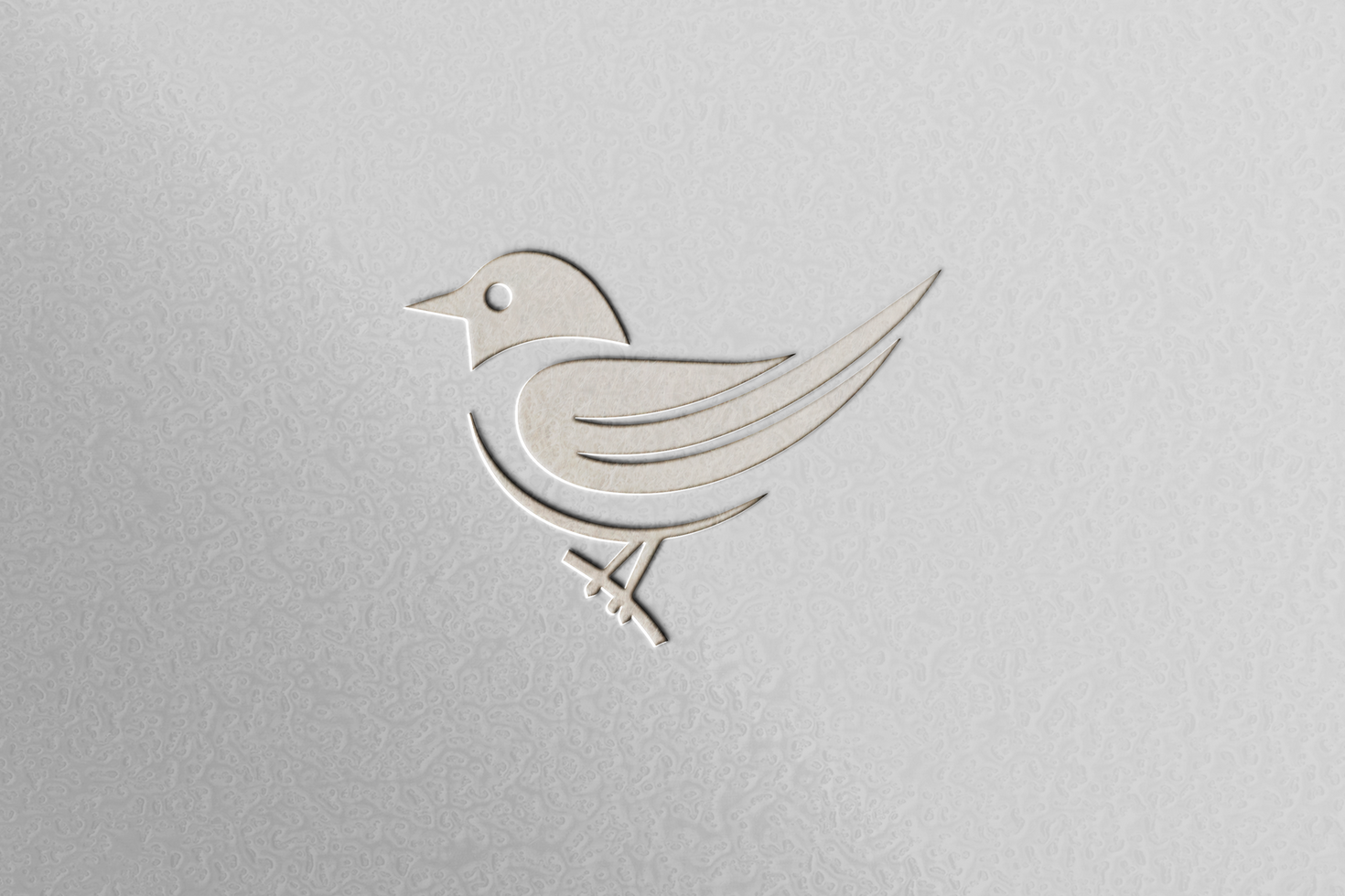 AI generated Editable logo mockup PSD template