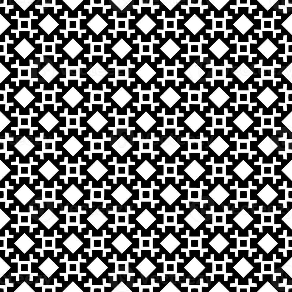 Black seamless abstract pattern. Overlay for background and backdrop. Ornamental design. PNG graphic illustration with transparent background.