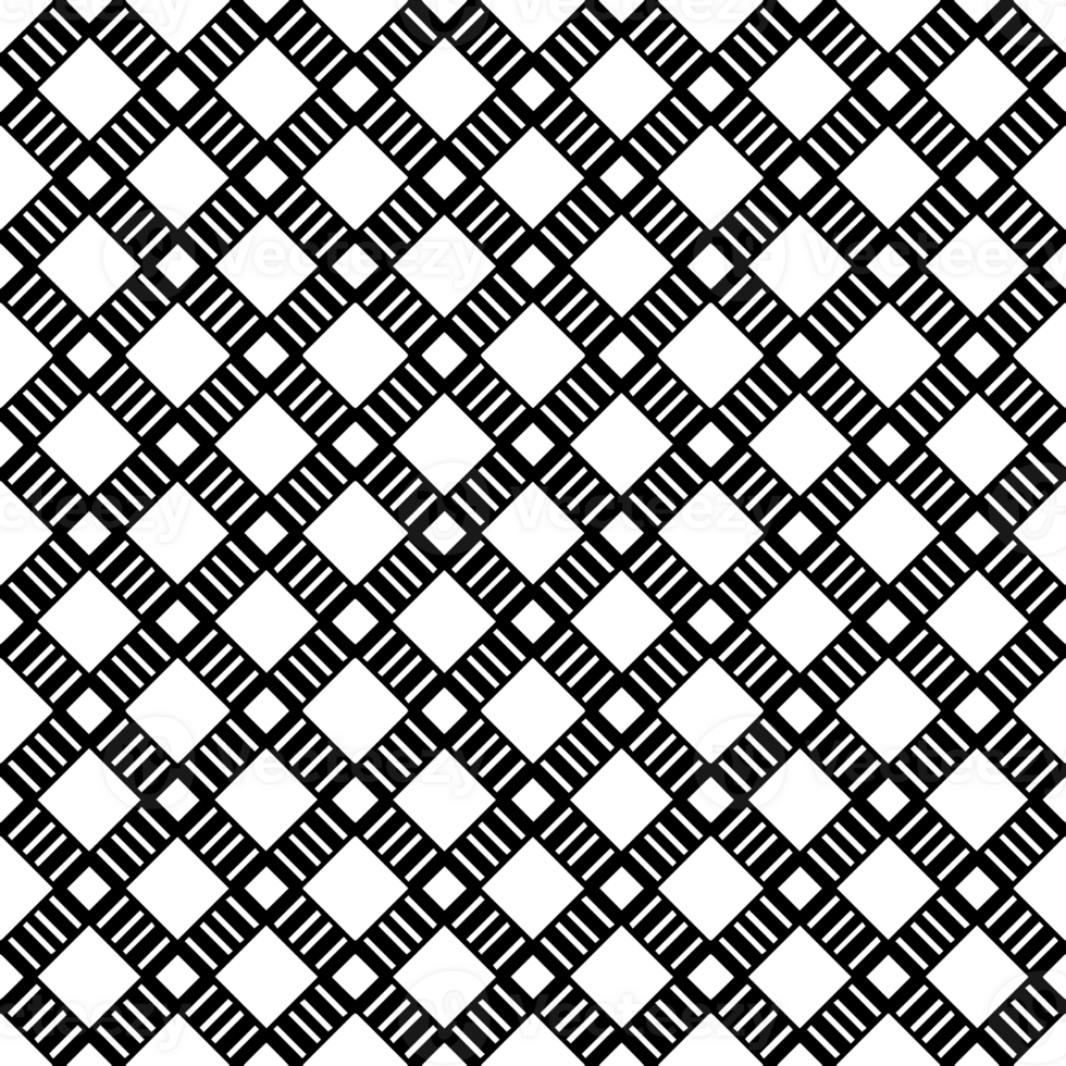 Black seamless abstract pattern. Overlay for background and backdrop. Ornamental design. PNG graphic illustration with transparent background.