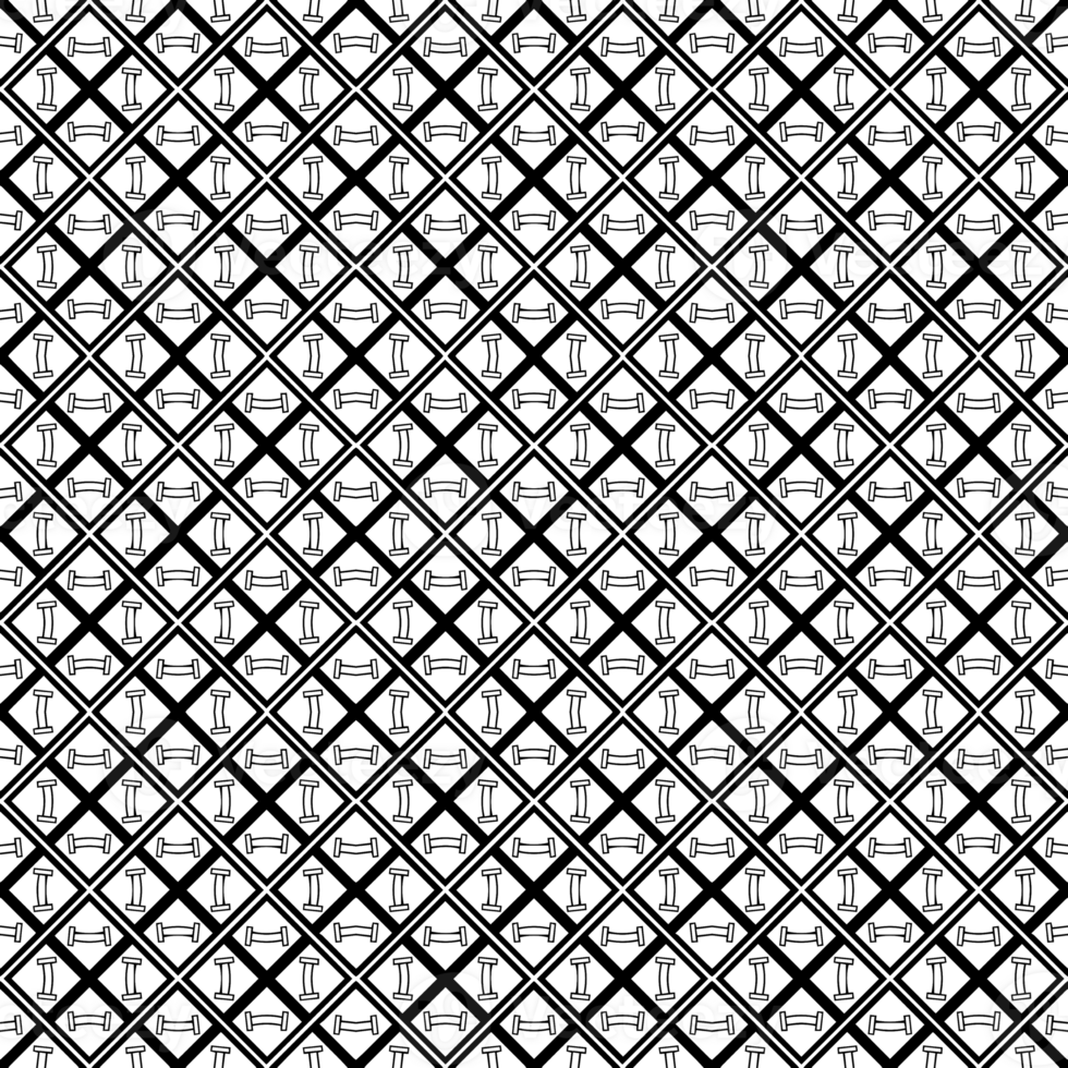 Black seamless abstract pattern. Overlay for background and backdrop. Ornamental design. PNG graphic illustration with transparent background.