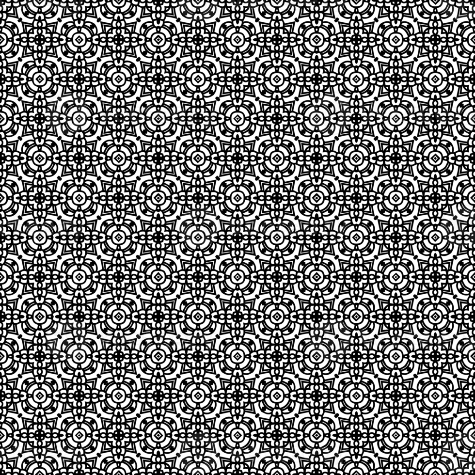 Black seamless abstract pattern. Overlay for background and backdrop. Ornamental design. PNG graphic illustration with transparent background.