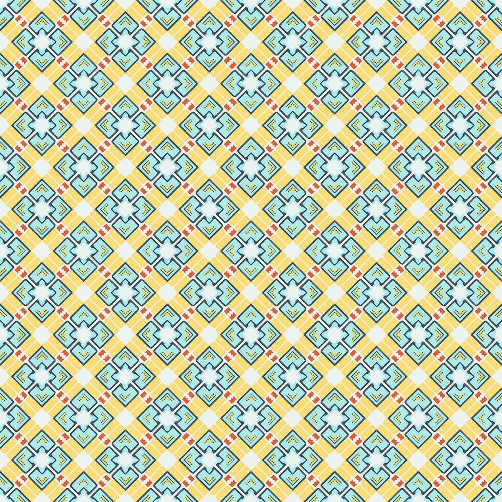 Multi color seamless abstract pattern. Background and backdrop. Multi Colored. Colorful ornamental design. Colored mosaic ornaments. Vector graphic illustration.