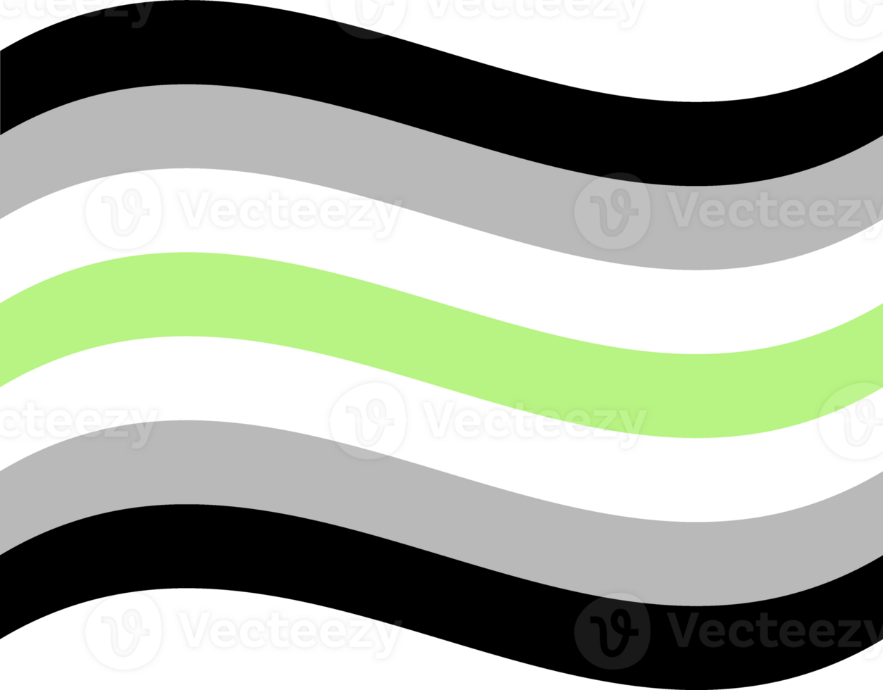 Agender Pride Flag in shape. Symbol of Agender Community. png