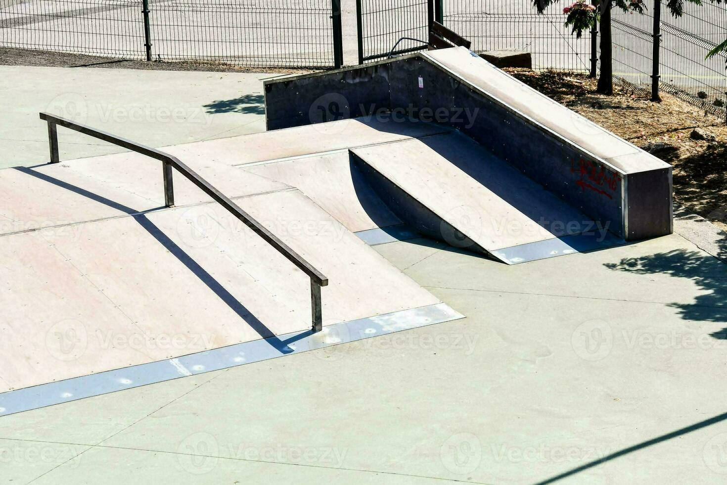 a skateboard ramp photo