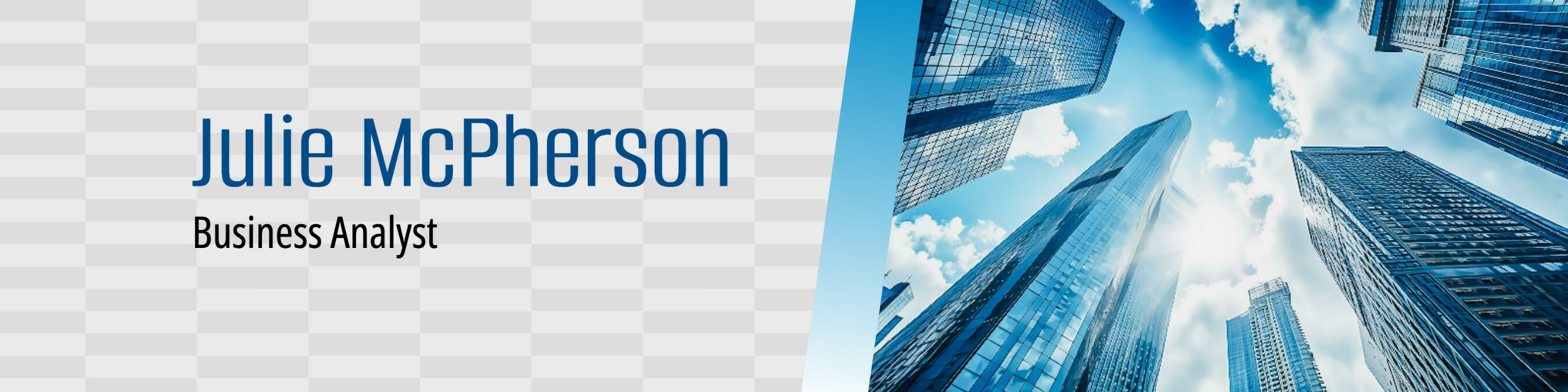 Grey Modern Minimalist Data Analyst LinkedIn Banner 35079201 Template