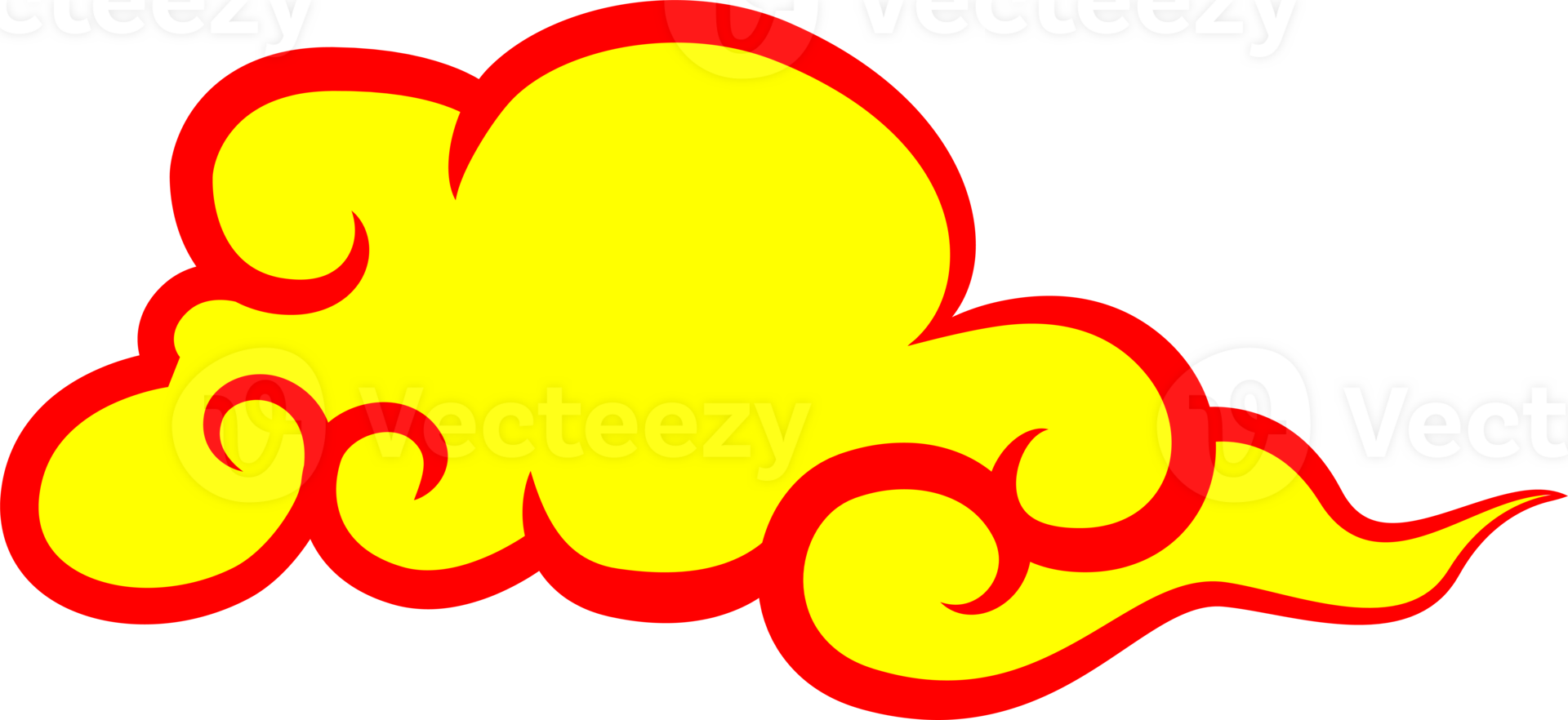 red sky China flat design for decorate festival culture Asian png