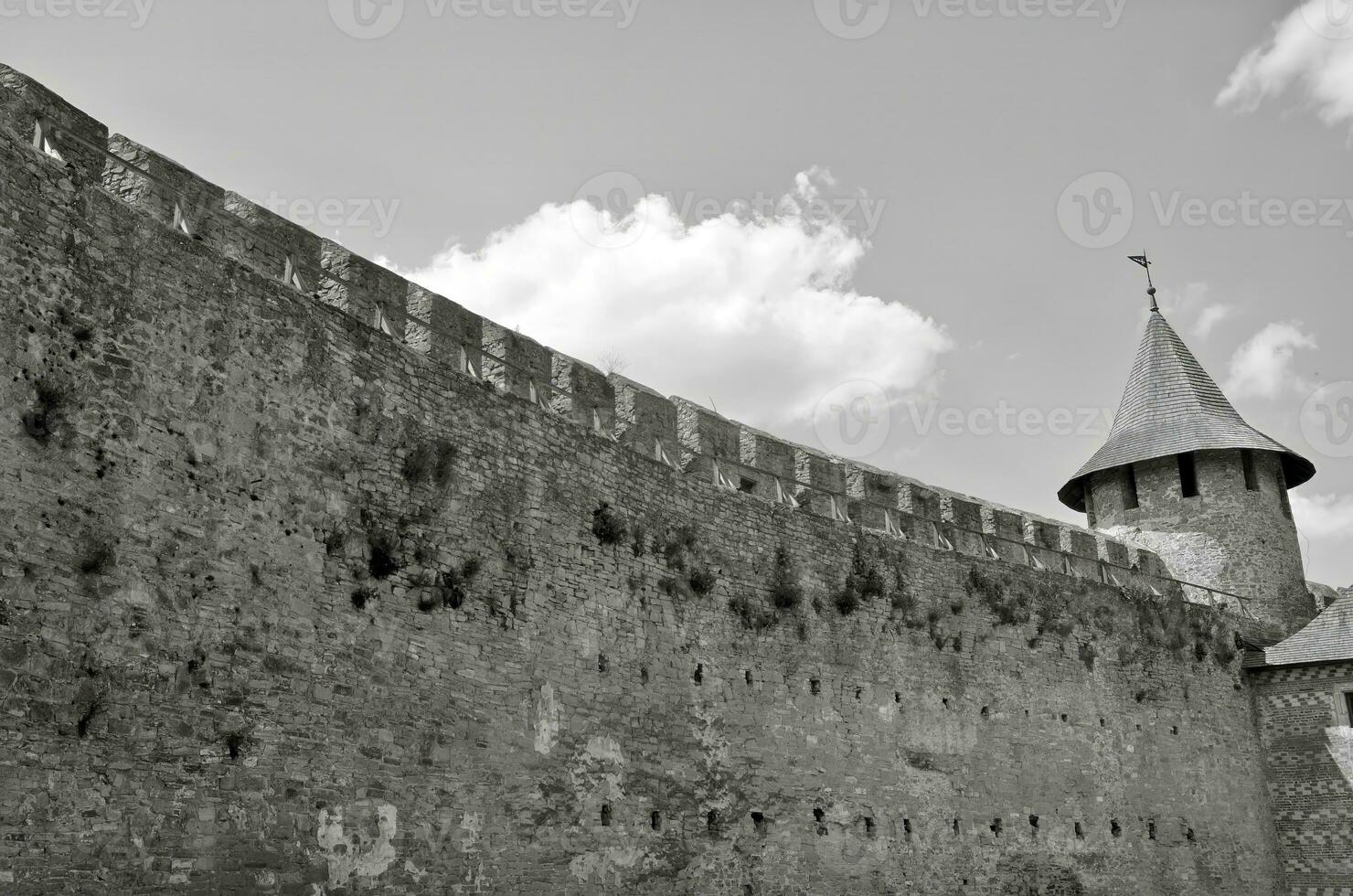 Castle walls background photo