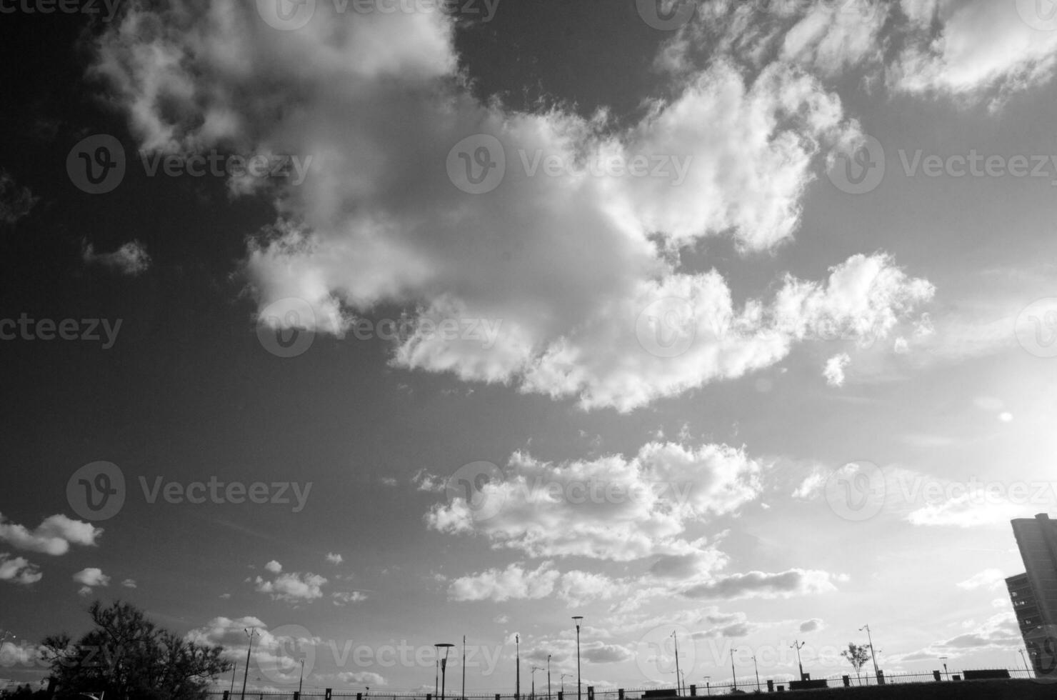 negro y blanco hermosa cielo antecedentes foto