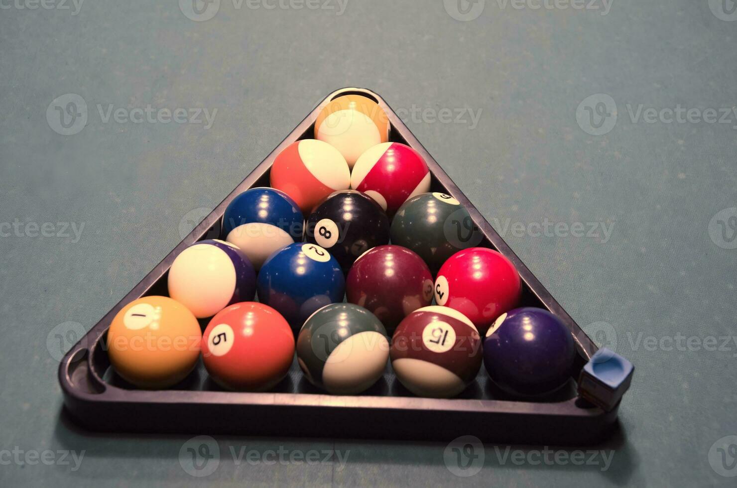 Billiard or pool game background photo