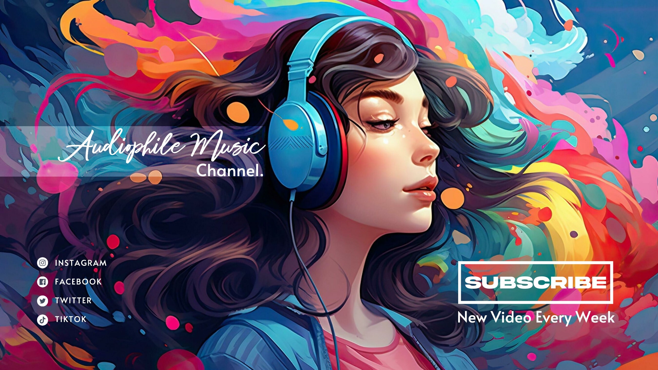 Audiophile Music Channel for Youtube Banner 35079670 Template