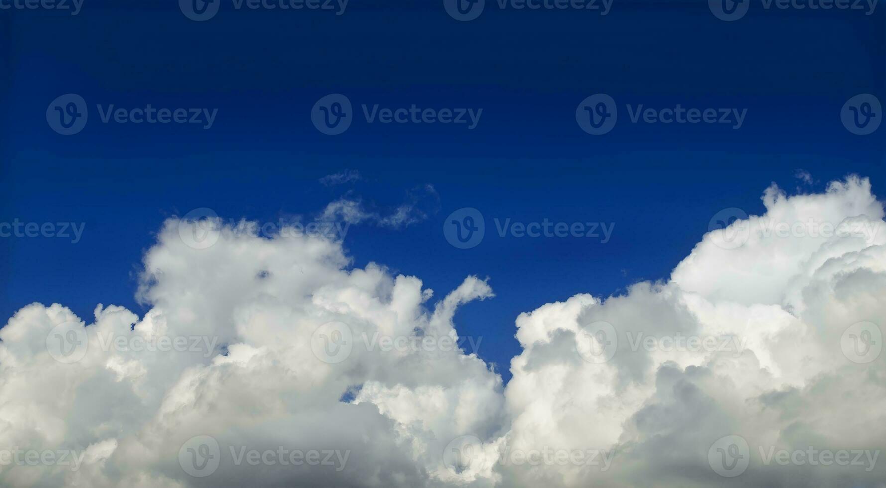 White clouds pillow photo