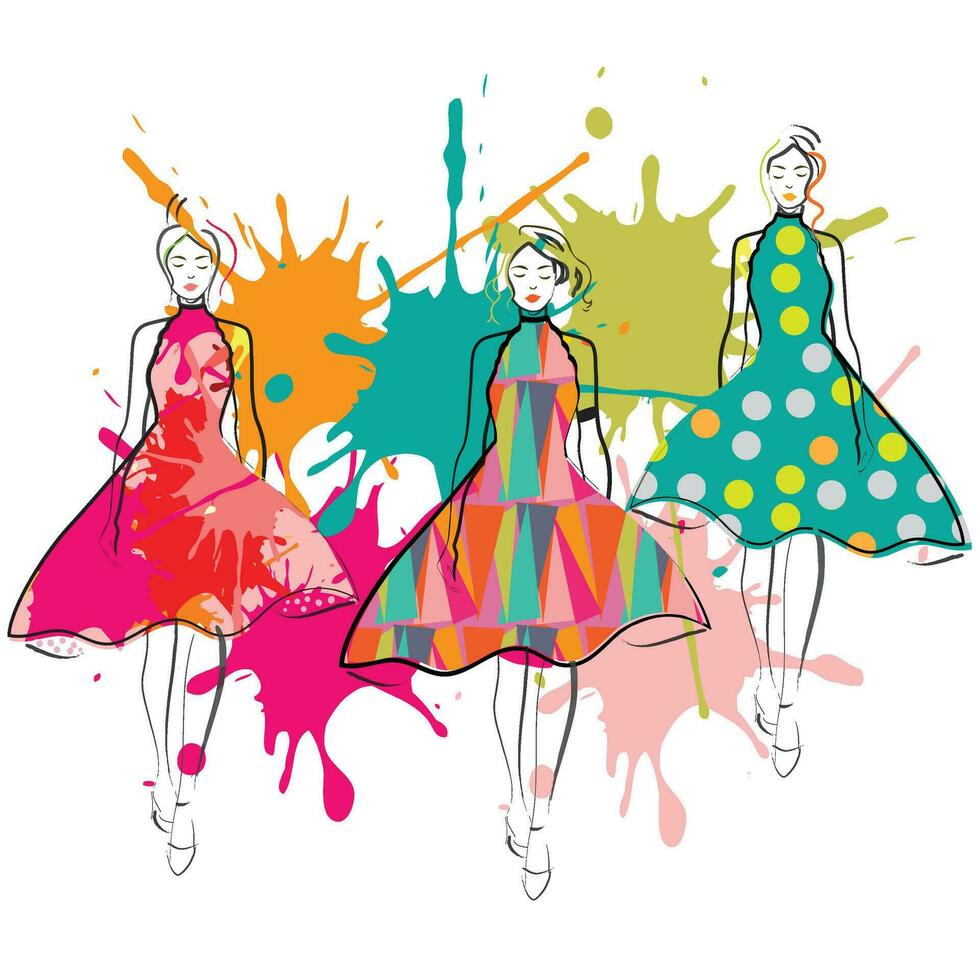 Fashion Parade Vector