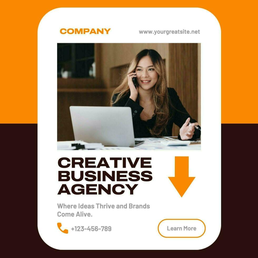 Creative Business Instagram Post template