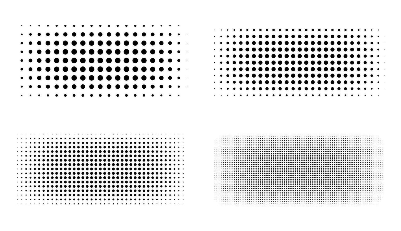 Halftone Set Placed on a white background Can expand, vector. vector