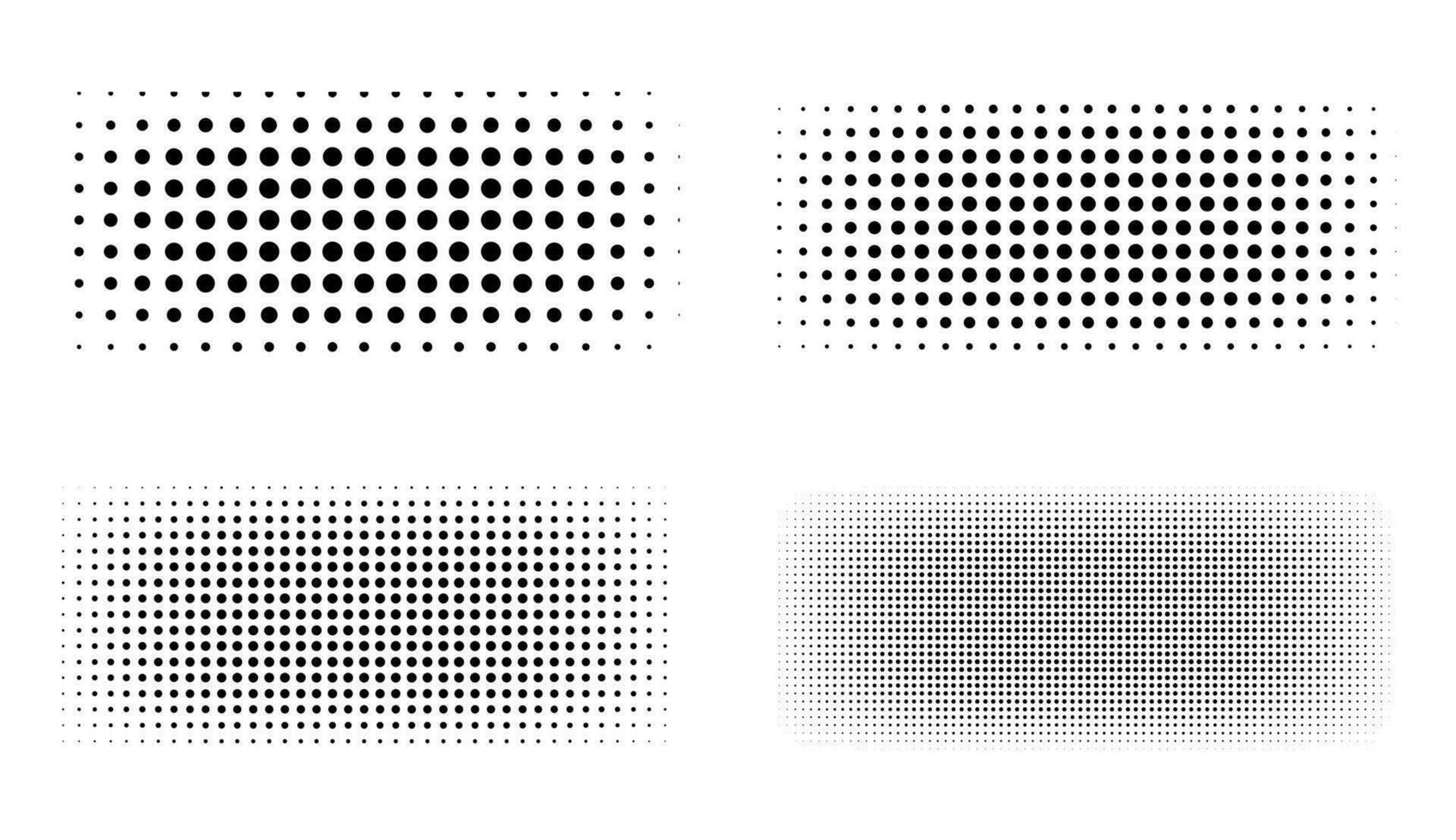 Halftone Set Placed on a white background Can expand, vector. vector