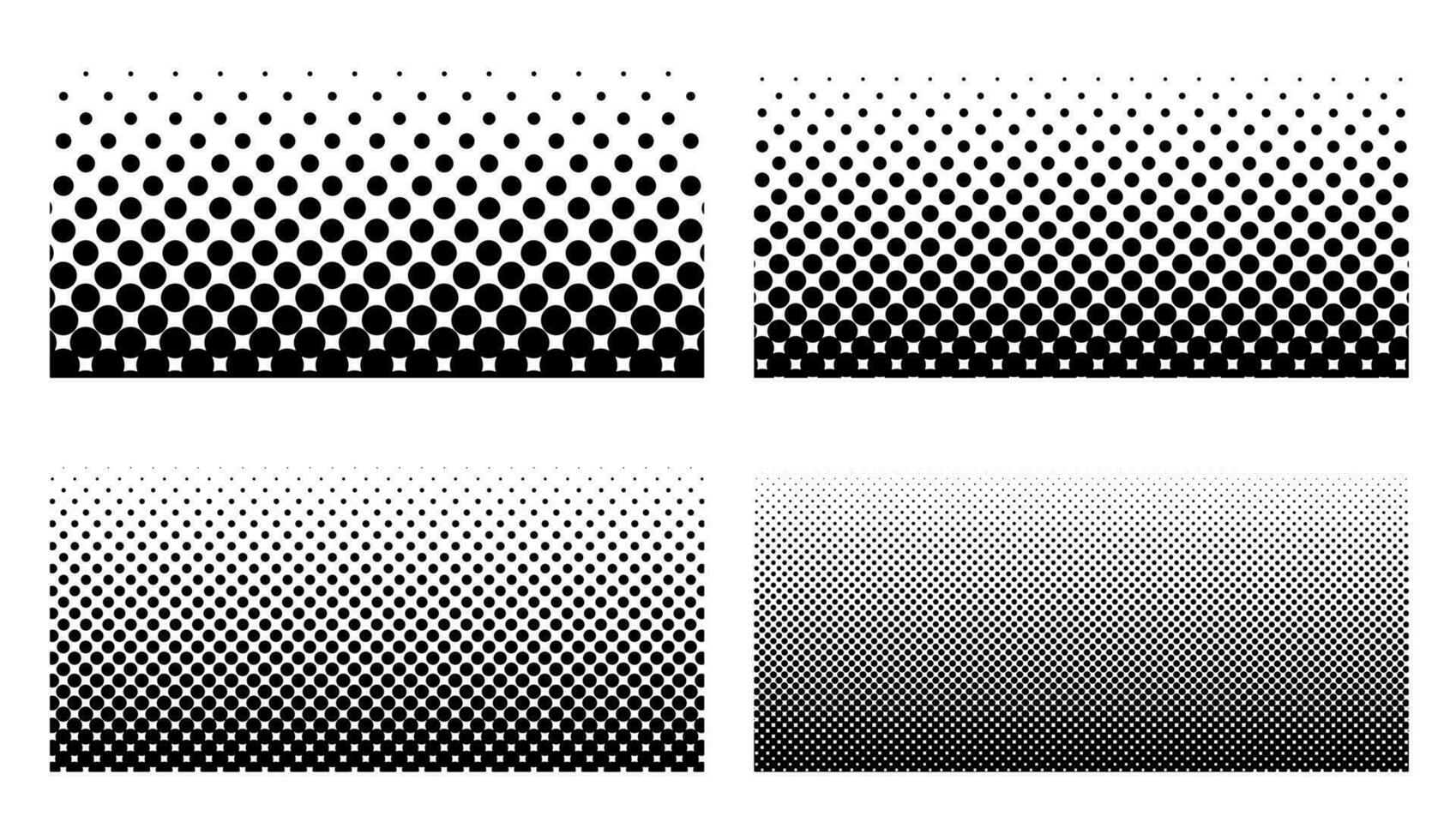 Halftone Set Placed on a white background Can expand, vector. vector