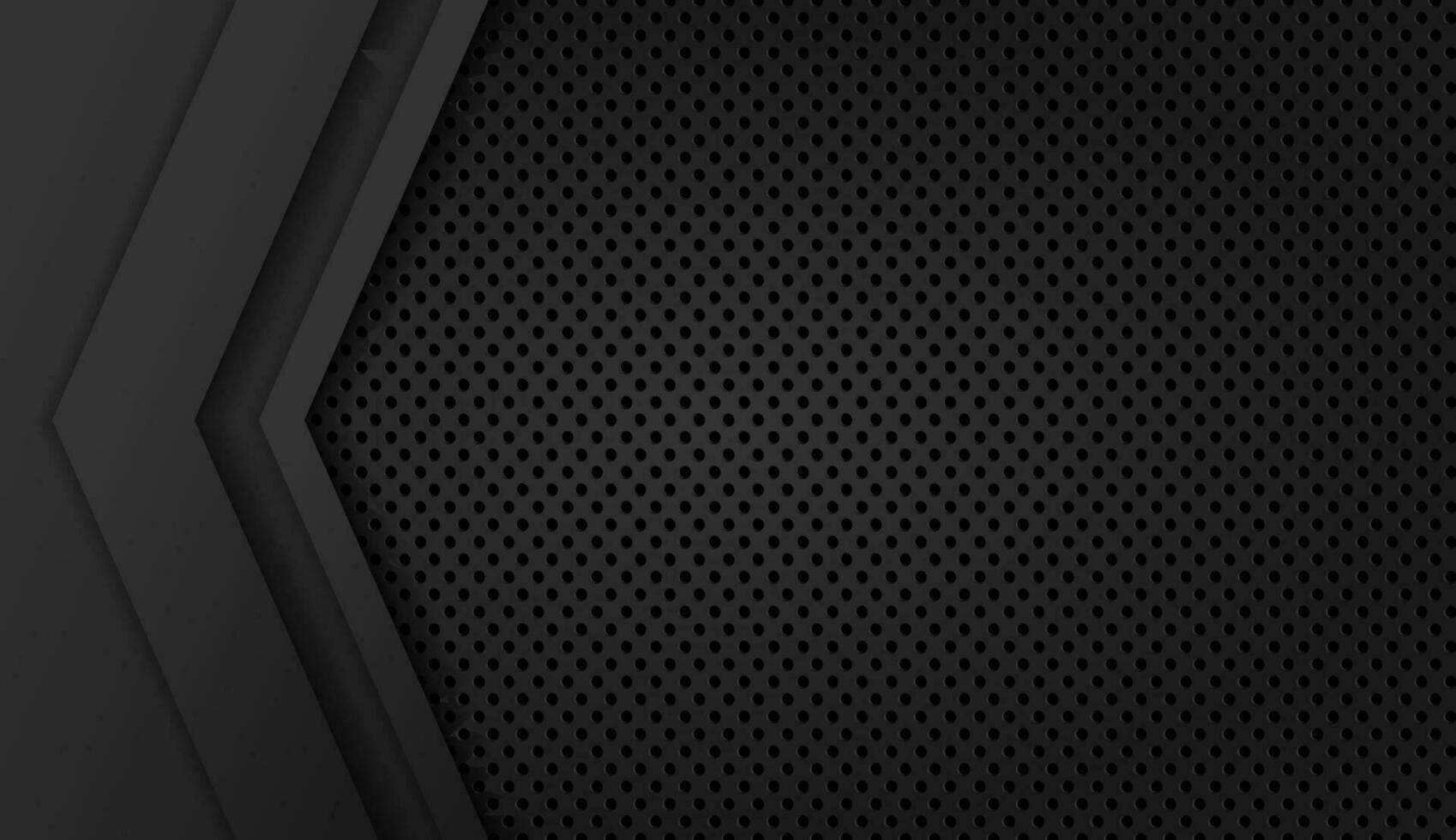 Abstract metal background. Tech dark design with  Vector background.