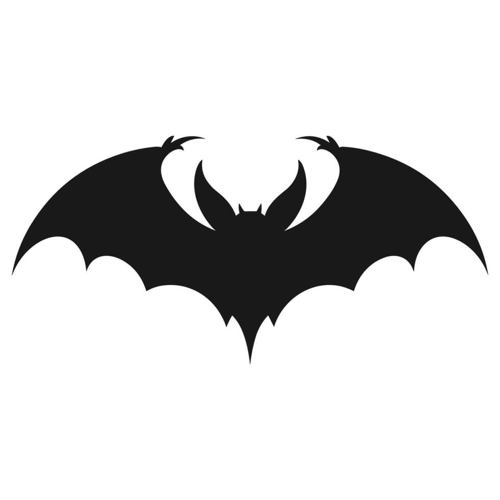 A Vampire Bat vector silhouette free isolated on a white background