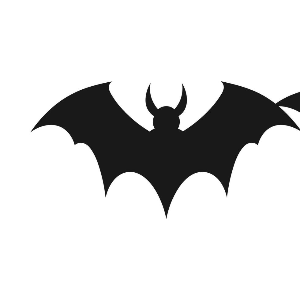 A Vampire Bat vector silhouette free isolated on a white background