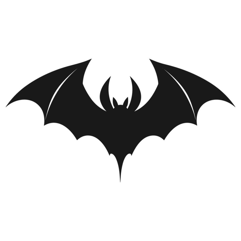 A Vampire Bat vector silhouette free isolated on a white background