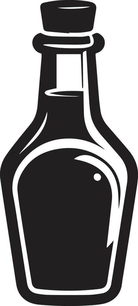 sencillo silueta diseño de botella, tarro icono, valores vector, logo aislado en blanco antecedentes vector