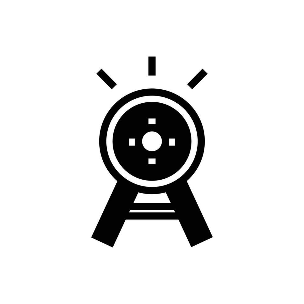Webcam icon. black fill icon vector