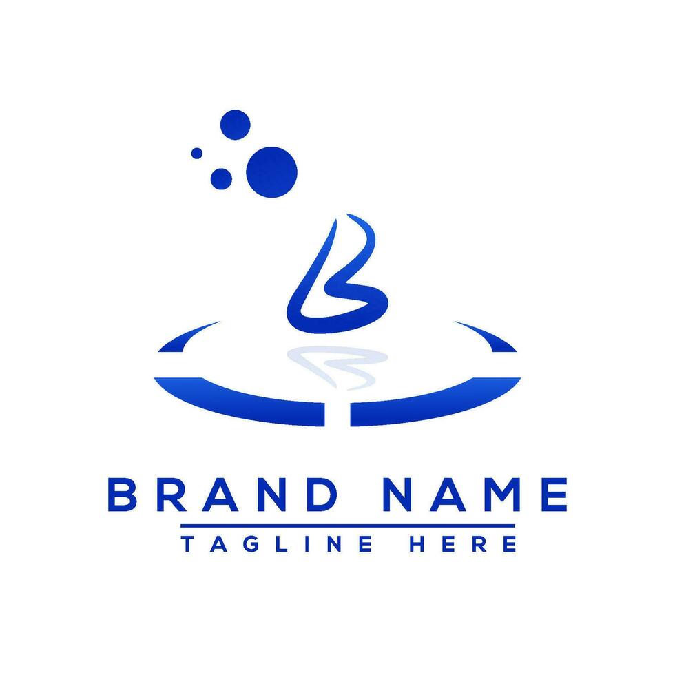 Letter LB blue Professional logo for all kinds of business vector