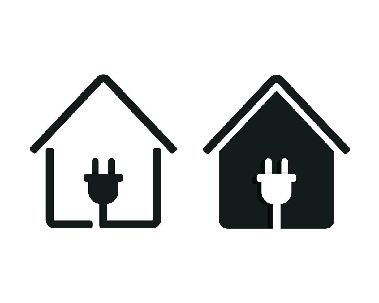 House voltage icon. Electricity at home. 35083260 Vector Art at Vecteezy