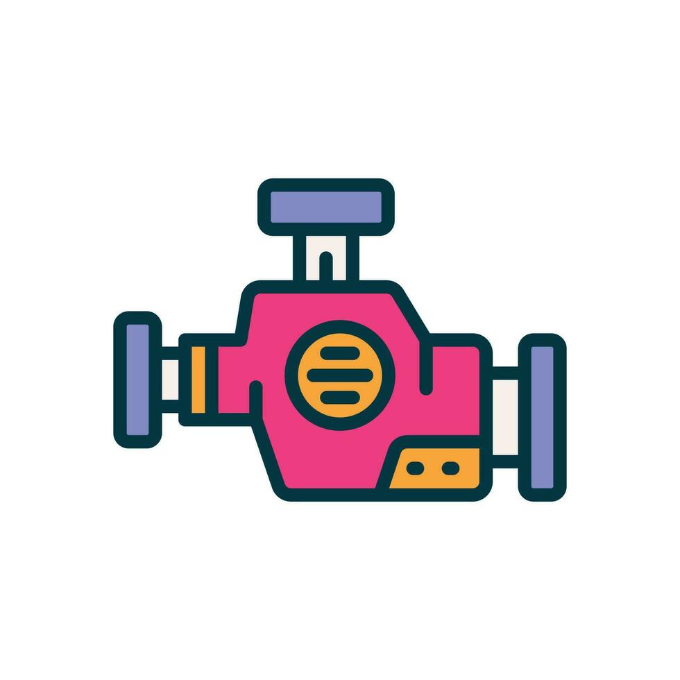 engine icon. vector filled color icon for your website, mobile, presentation, and logo design.