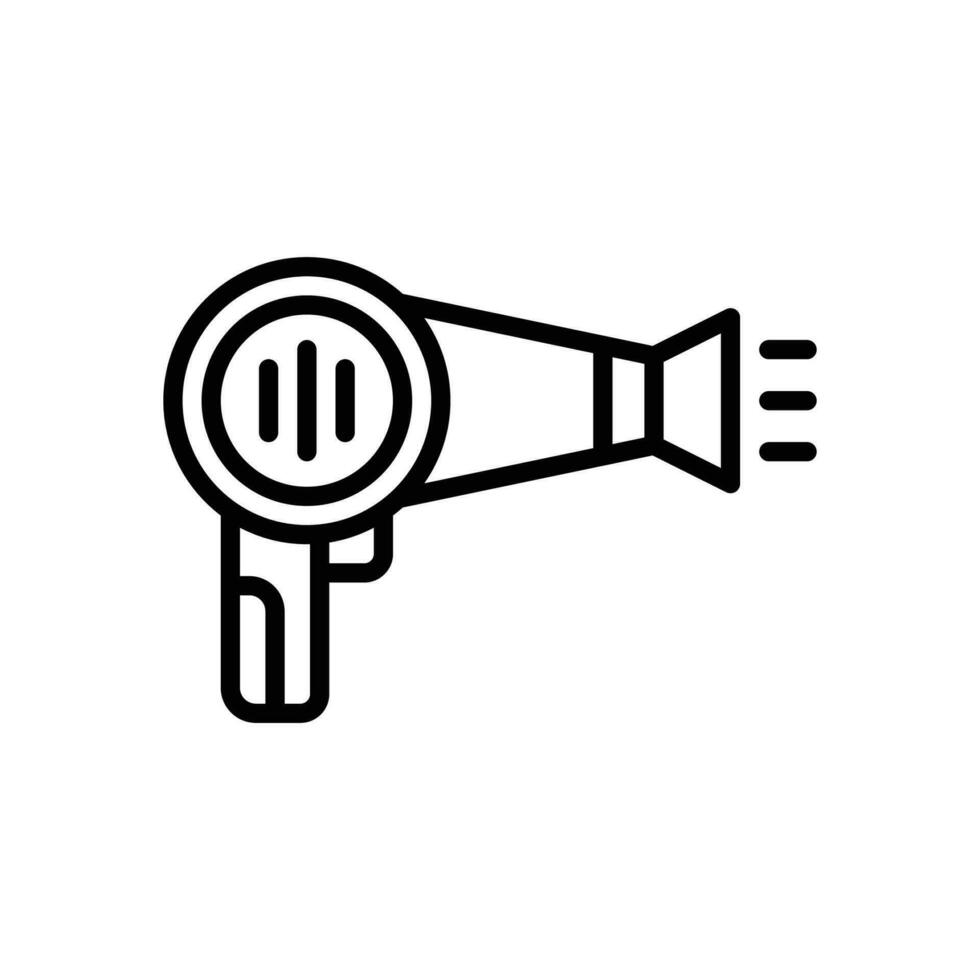 hairdryer icon. vector line icon for your website, mobile, presentation, and logo design.