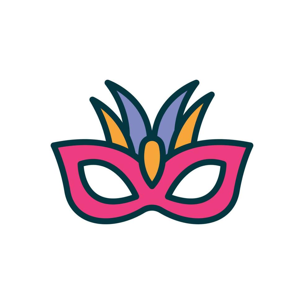 eye mask icon. vector filled color icon for your website, mobile, presentation, and logo design.