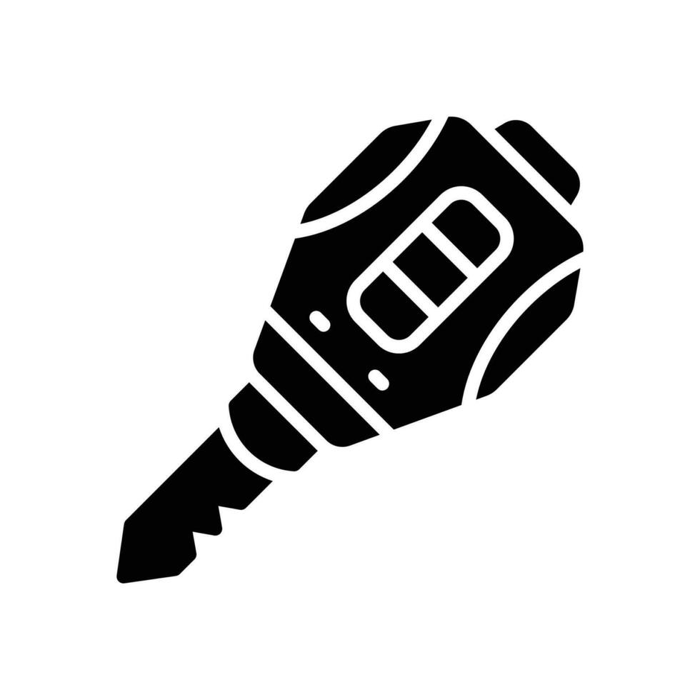 car key icon. vector glyph icon for your website, mobile, presentation, and logo design.