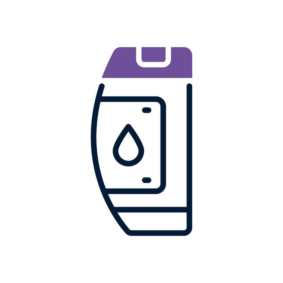 shampoo icon. vector dual tone icon for your website, mobile, presentation, and logo design.