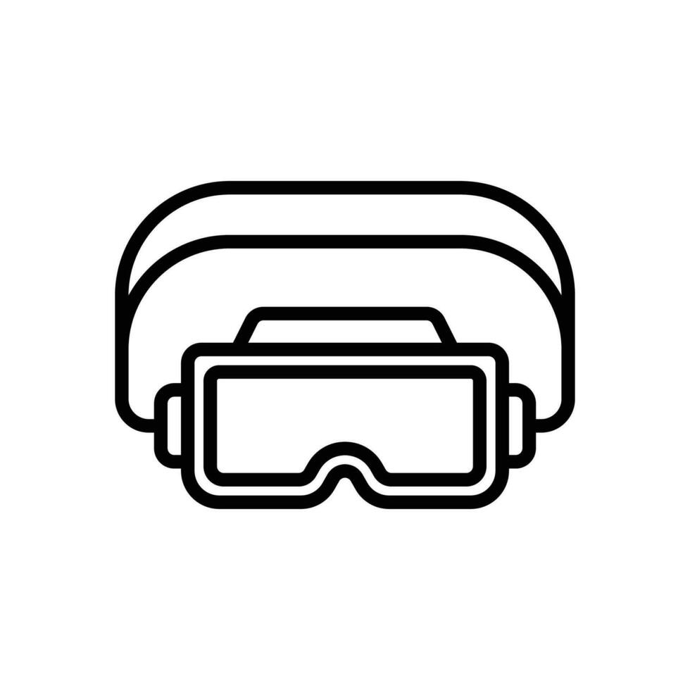 goggles icon. vector line icon for your website, mobile, presentation, and logo design.