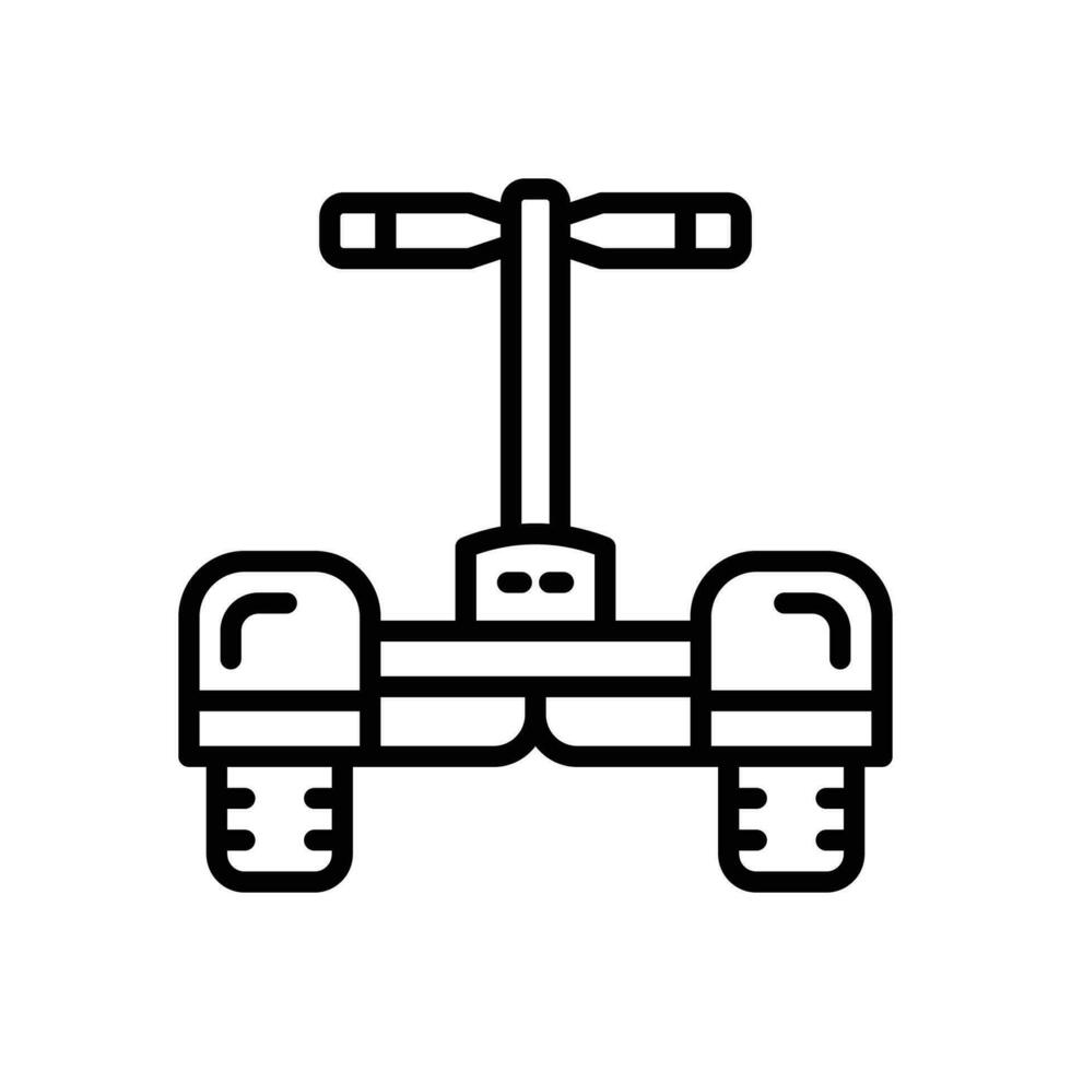 segway icon. vector line icon for your website, mobile, presentation, and logo design.