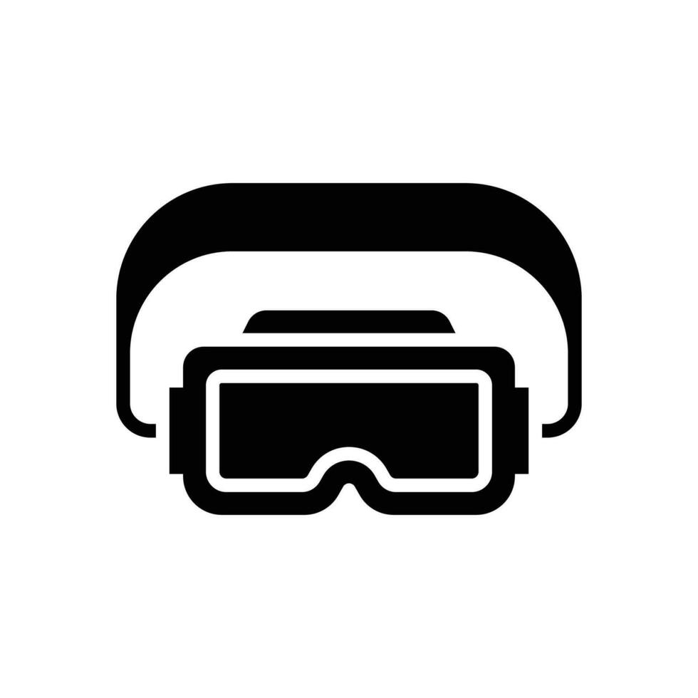goggles icon. vector glyph icon for your website, mobile, presentation, and logo design.